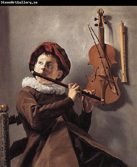 Judith leyster Young Flute Player